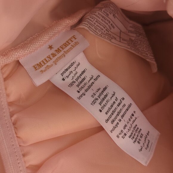 Pottery Barn Kids Emily & Meritt Big girl Backpack The Gold Dot Backpack Pink - Picture 4 of 6